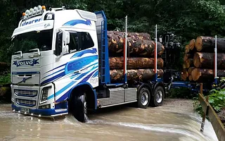 Holztransporte